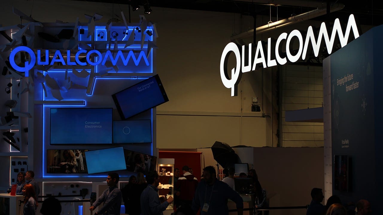 Qualcomm at an exhibition