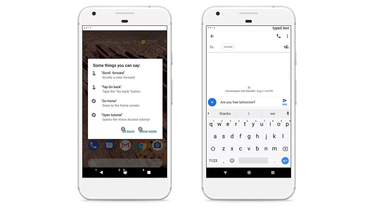 Navigate your device hands free with google s voice access app