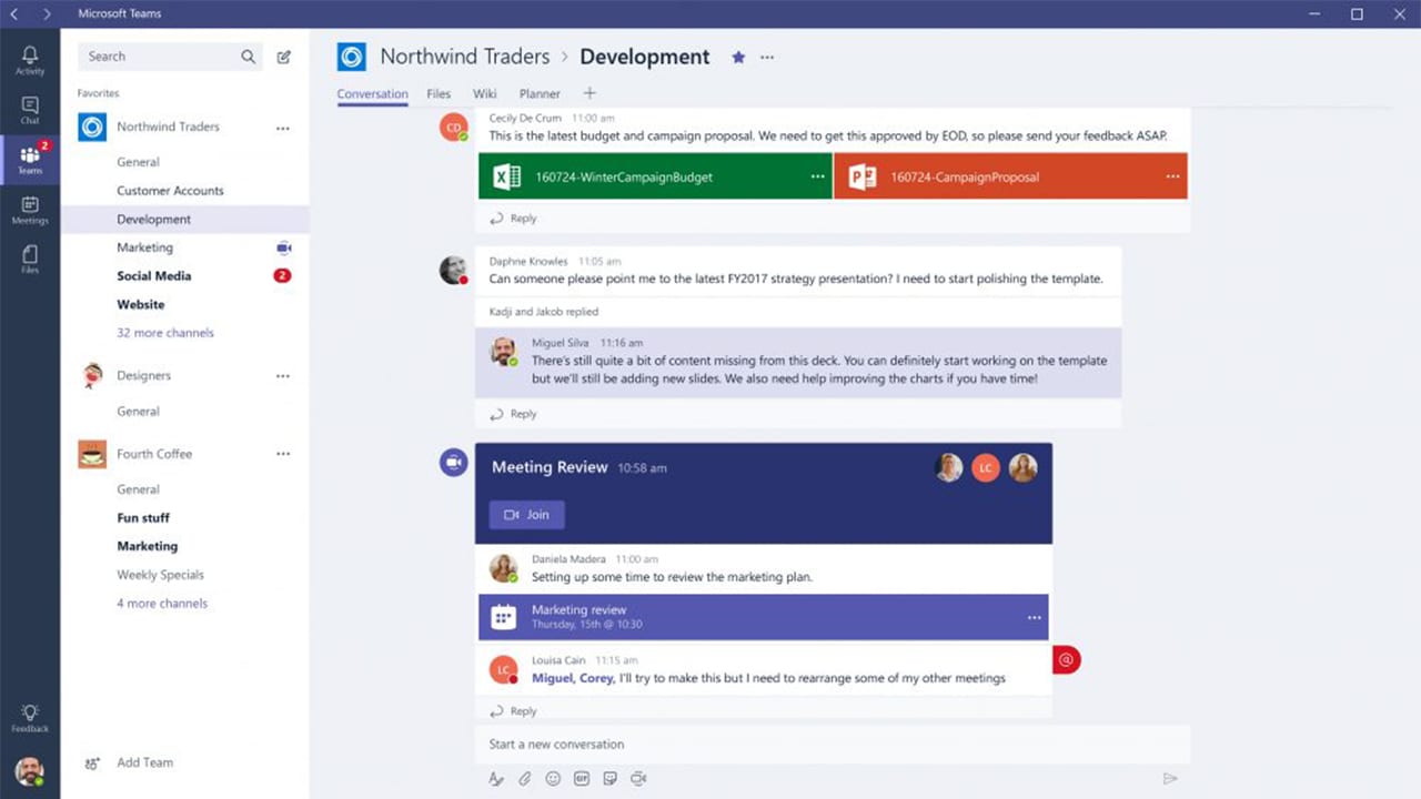 microsoft teams screenshot