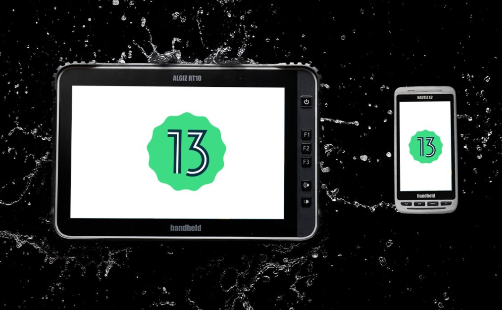Algiz RT10 and Nautiz X2 upgraded to Android 13